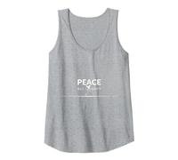 Peace But Verify: Cautious Optimism for Diplomacy Lovers Tank Top, Women, Heather Grey, XXL