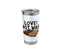 Peace Chess Love not War Design for Chess Match Stainless Steel Insulated Tumbler