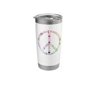 Peace Coexist Religion Equality Rights Humanity Spirituality Stainless Steel Insulated Tumbler