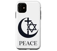 Peace | Crescent Cross Hexagram Interfaith Unity Coexist Case for iPhone 11