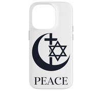 Peace | Crescent Cross Hexagram Interfaith Unity Coexist Case for iPhone 14 Pro