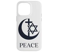 Peace | Crescent Cross Hexagram Interfaith Unity Coexist Case for iPhone 14 Pro Max