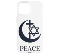 Peace | Crescent Cross Hexagram Interfaith Unity Coexist Case for iPhone 15