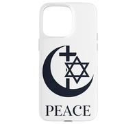 Peace | Crescent Cross Hexagram Interfaith Unity Coexist Case for iPhone 15 Pro Max