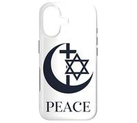Peace | Crescent Cross Hexagram Interfaith Unity Coexist Case for iPhone 17