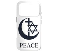 Peace | Crescent Cross Hexagram Interfaith Unity Coexist Case for iPhone 17 Pro
