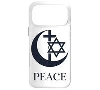 Peace | Crescent Cross Hexagram Interfaith Unity Coexist Case for iPhone 17 Pro Max