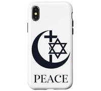 Peace | Crescent Cross Hexagram Interfaith Unity Coexist Case for iPhone X/XS
