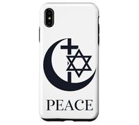 Peace | Crescent Cross Hexagram Interfaith Unity Coexist Case for iPhone XS Max