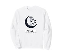Peace | Crescent Cross Hexagram Interfaith Unity Coexist Sweatshirt