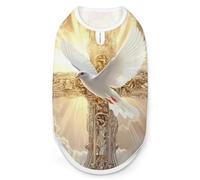 Peace Dove Dog Shirts Patterned Pet Clothes Tank Top Sleeveless T-Shirt for Cats Puppy 2XL