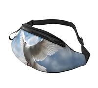 Peace Dove Fanny Pack for Women Men Fashion Waist Pack Adjustable Belt Bag for Workout Running Travelling Casual Waist Bag, Peace Dove, One Size