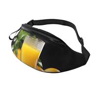 Peace Dove Fanny Pack for Women Men Fashion Waist Pack Adjustable Belt Bag for Workout Running Travelling Casual Waist Bag, Oranges Orange Juice, One Size