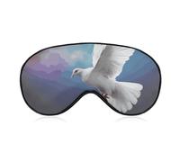 Peace Dove Sleeping Mask, Light Blocking Eye Mask, Comfortable and Soft, Eye Cover with Elastic Band, Suitable for Men and Women, Suitable for Travel/Sleeping