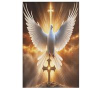 Peace Dove Wooden Jigsaw Puzzles 1000 Piece Puzzle For Adults. Challenging To Complete But Fun And Humorous Jigsaws （78×53cm）