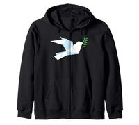 Peace dove world peace Zip Hoodie