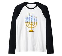 Peace Family Laughter Lights Happiness Spirit Love Raglan Baseball Tee
