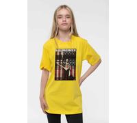 Peace Flag T Shirt Jimi Hendrix Yellow 9-10 Years