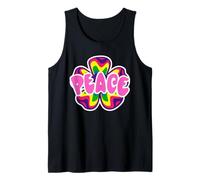 Peace Flower Love Hippie Costume 60s 70s Groove Tank Top