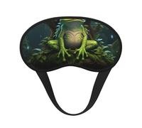 Peace Frog Tree Print Adults Washable Eye Mask for Sleeping Light Blocking Nap for Night Rest Cover