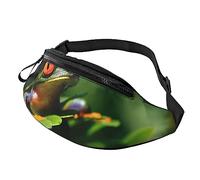 Peace Frog Tree Sport Waist Bag Travel Bumbags with Zipper and Earphone Hole, Running Fanny Pack Waist Pack with Adjustable Belt for Men Women