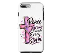 Peace Grows through Every Storm Colorful Faith Art Case for iPhone 7 Plus/8 Plus