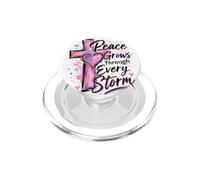 Peace Grows through Every Storm Colorful Faith Art PopSockets PopGrip for MagSafe