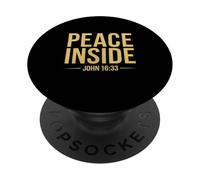 Peace Inside John 16:33, Christian Faith Scripture PopSockets Adhesive PopGrip