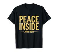 Peace Inside John 16:33, Christian Faith Scripture T-Shirt