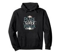 Peace Is My Superpower Christian Mindful Apparel Pullover Hoodie