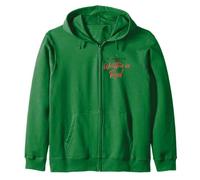 Peace Is My Superpower Faith-Based Calm Design Zip Hoodie