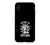 Peace Is Never An Option - Bold Medusa Graphic Case for iPhone XS Max