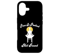 PEACE IS PRACTICED NOT FOUND yoga meditation spirituality Case for iPhone 17