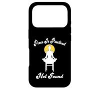 PEACE IS PRACTICED NOT FOUND yoga meditation spirituality Case for iPhone 17 Pro