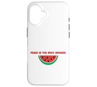 PEACE IS THE ONLY ANSWER - Case for iPhone 16