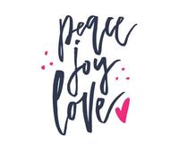 Peace Joy Love Sweatshirt - White - L - White