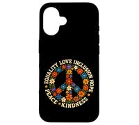 Peace Kindness Equality Love Hope Diversity Human Rights Case for iPhone 16