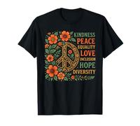 Peace Kindness Equality Love Hope Diversity Human Rights T-Shirt