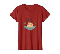 Peace Like A Capybara: Cute Animal Zen Lover Gift T-Shirt, Women, Cranberry, M