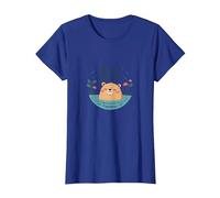Peace Like A Capybara: Cute Animal Zen Lover Gift T-Shirt, Women, Royal Blue, L