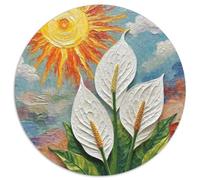 Peace Lily 1000pcs Scenery Jigsaw Puzzles What Happens Next Educational Games for Adults And Kids 1000pcs (67.5x67.5cm)
