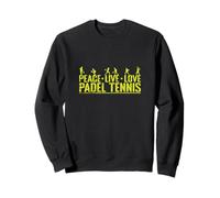 Peace Live Love Padel Tennis Sweatshirt
