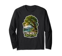 Peace Looks Like Trees Long Sleeve T-Shirt