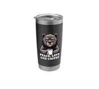 Peace Love and Coffee Stainless Steel Insulated Tumbler