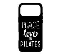 Peace Love and Pilates is My Happy Hour In My Pilates Era Case for iPhone 17 Pro Max