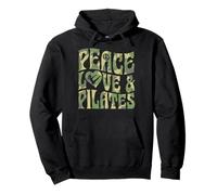 Peace Love And Pilates Pullover Hoodie