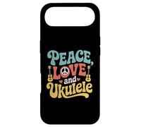 Peace Love And Ukulele Retro Uke Player Hippie Vibes Case for iPhone Air