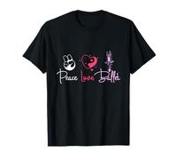 Peace Love Ballet Dance Lover Ballerina T-Shirt