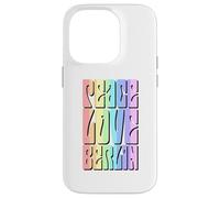 Peace Love Berlin Pastel Dream Case for iPhone 14 Pro