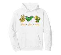 Peace Love Cactus Cinco De Mayo Fiesta Hispanic Pride Latinx Pullover Hoodie